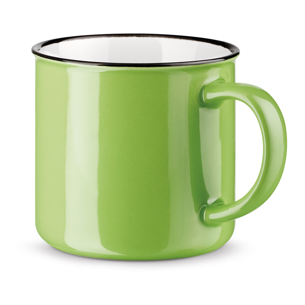 Mug publicitaire céramique émaillée 360 ​​ml VERNON Vert Clair